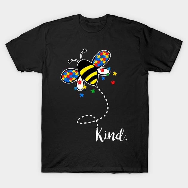 Autism Awareness Honey Bee T-Shirt by Owl Is Studying